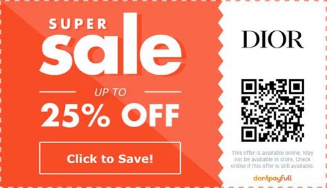 dior june promo code|Dior website promo code.